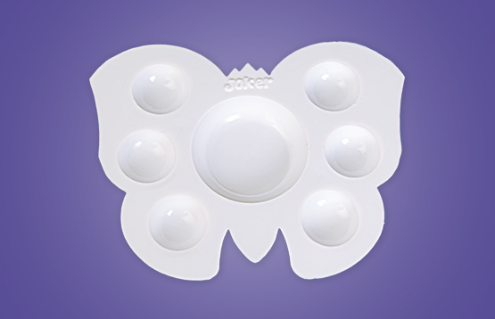 Butterfly Shaped White Dish